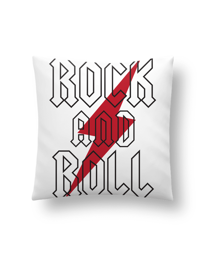 Cushion synthetic soft 45 x 45 cm Rock And Roll by Freeyourshirt.com