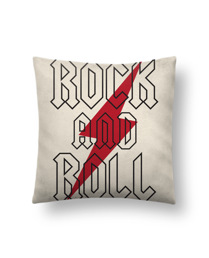 Cushion suede touch 45 x 45 cm Rock And Roll by Freeyourshirt.com