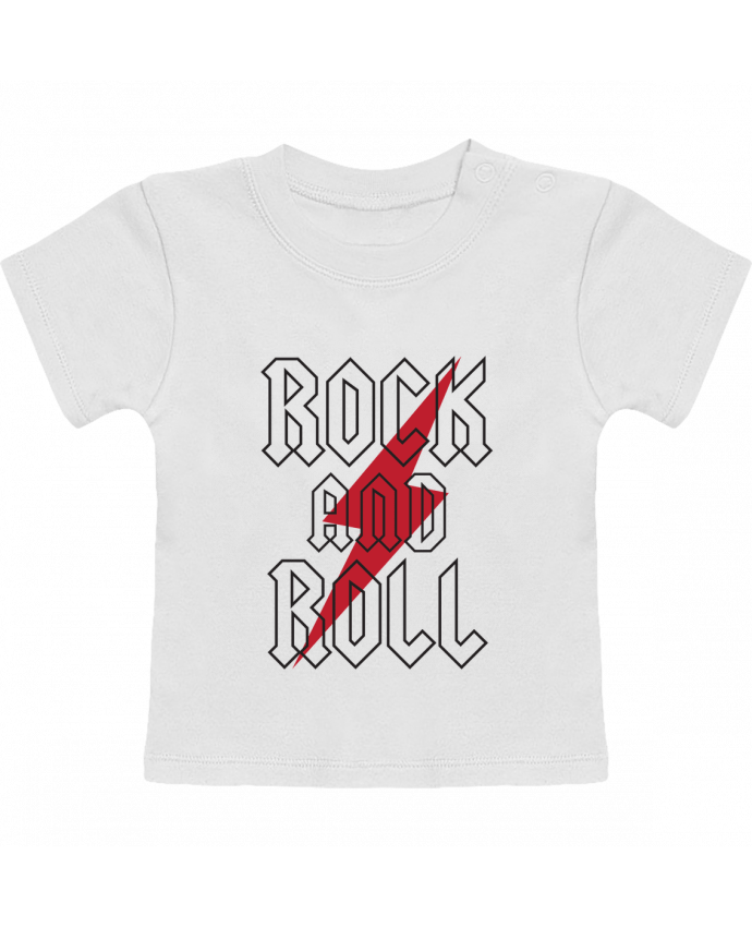 T-shirt bébé Rock And Roll manches courtes du designer Freeyourshirt.com
