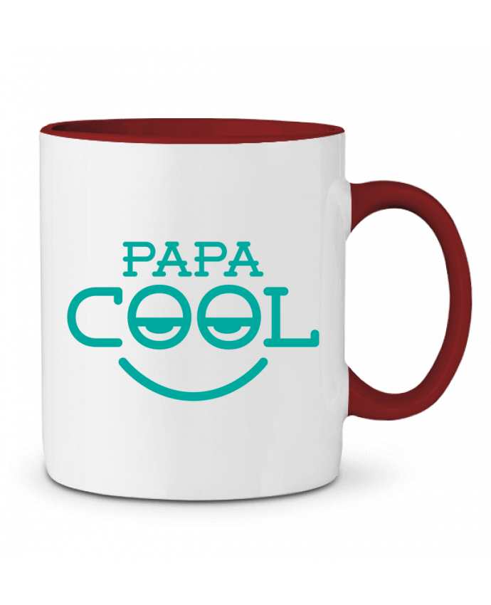 Mug bicolore Papa cool tunetoo