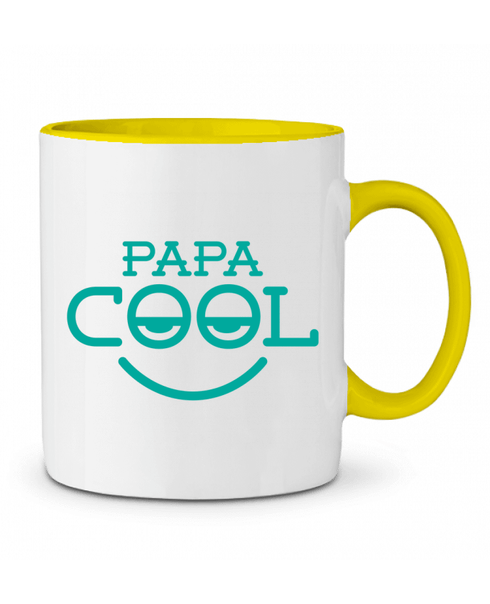 Two-tone Ceramic Mug Papa cool tunetoo