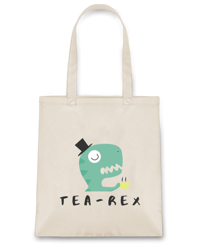 Tote Bag cotton Tea-rex by tunetoo