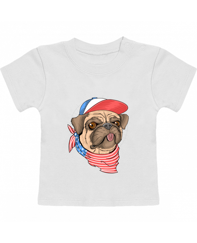 T-Shirt Baby Short Sleeve pets american style manches courtes du designer Bsaif
