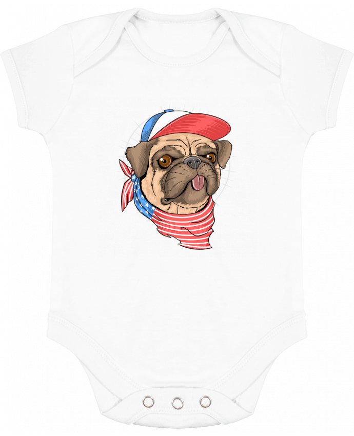 Body Bebé Contraste pets american style por Bsaif
