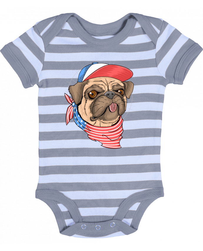 Baby Body striped pets american style - Bsaif