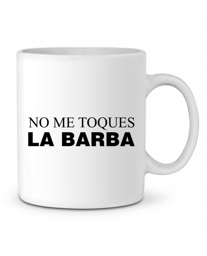 Taza Cerámica No me toques la barba por tunetoo