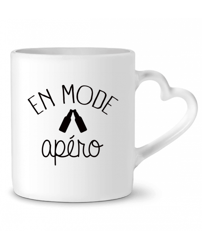 Mug coeur En Mode Apéro par Freeyourshirt.com