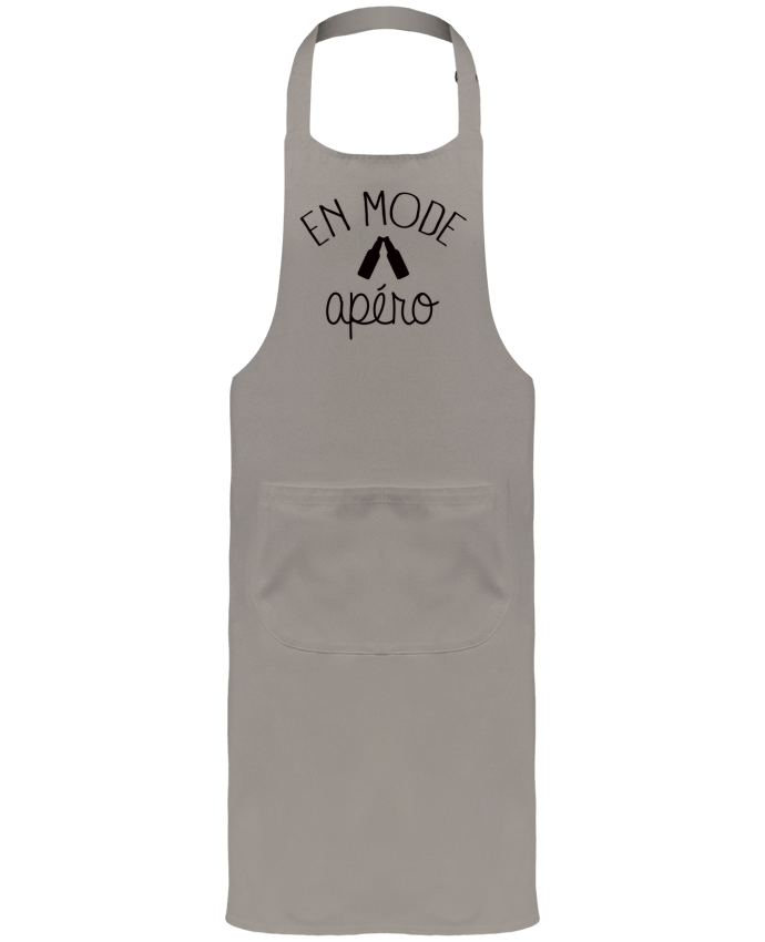 Delantal Jardinero o Somelier con Bolsillo  En Mode Apéro por Freeyourshirt.com