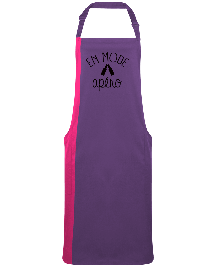 Tablier bicolore En Mode Apéro par  Freeyourshirt.com