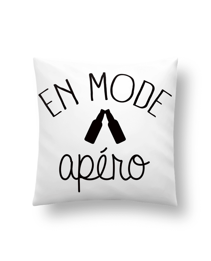 Cushion synthetic soft 45 x 45 cm En Mode Apéro by Freeyourshirt.com