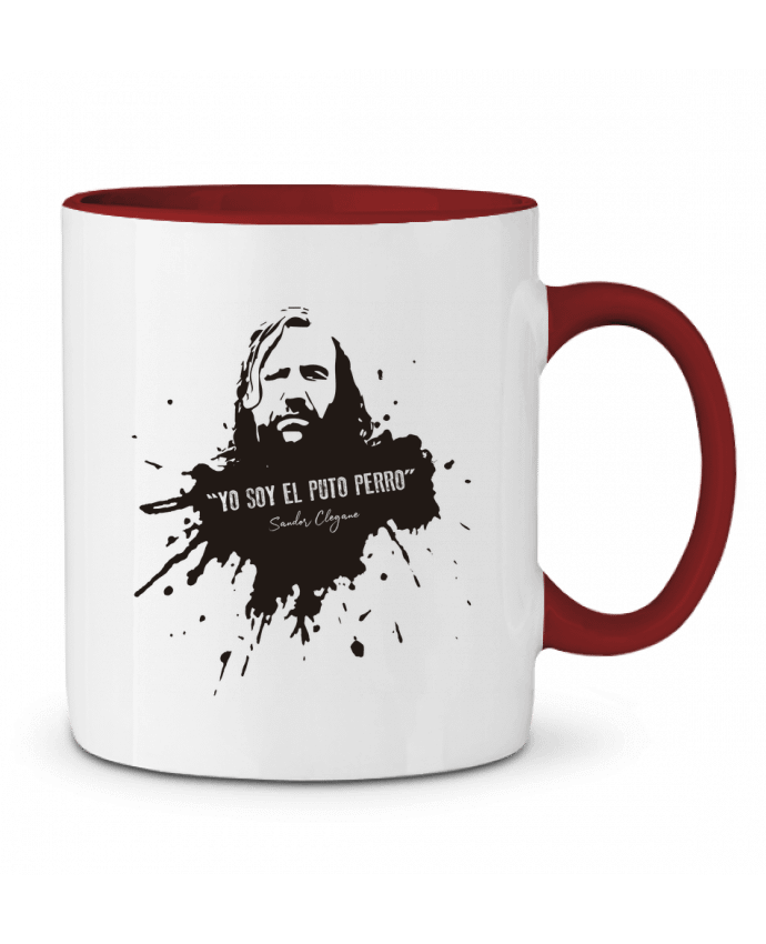 Taza Cerámica Bicolor El Puto Perro Sandor Clegane Soul Dragon