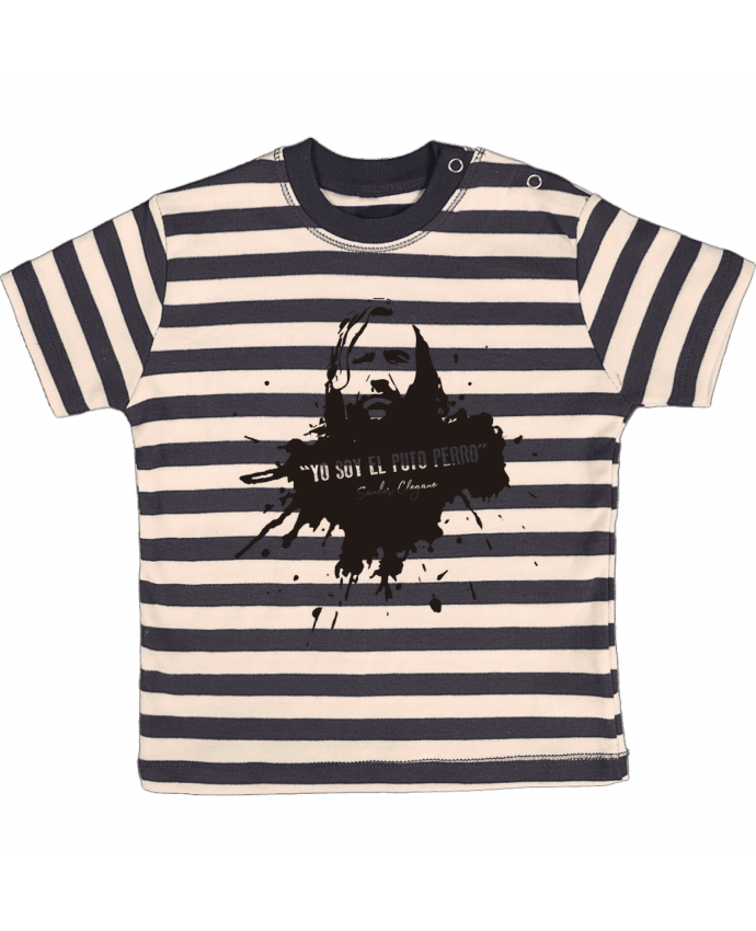 T-shirt baby with stripes El Puto Perro Sandor Clegane by Soul Dragon