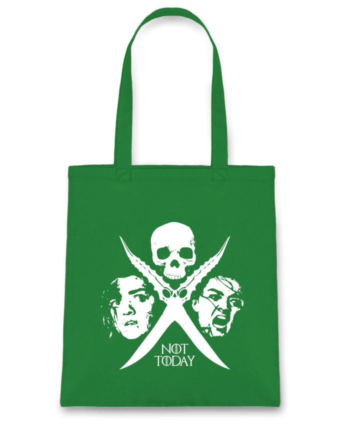 Tote Bag cotton Not Today - Arya Stark by Soul Dragon