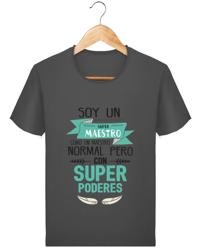  T-shirt Homme vintage Soy un super maestro par tunetoo