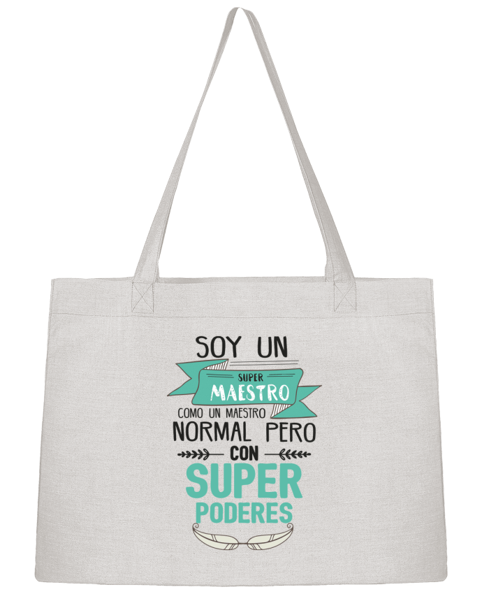 Sac Shopping Soy un super maestro par tunetoo