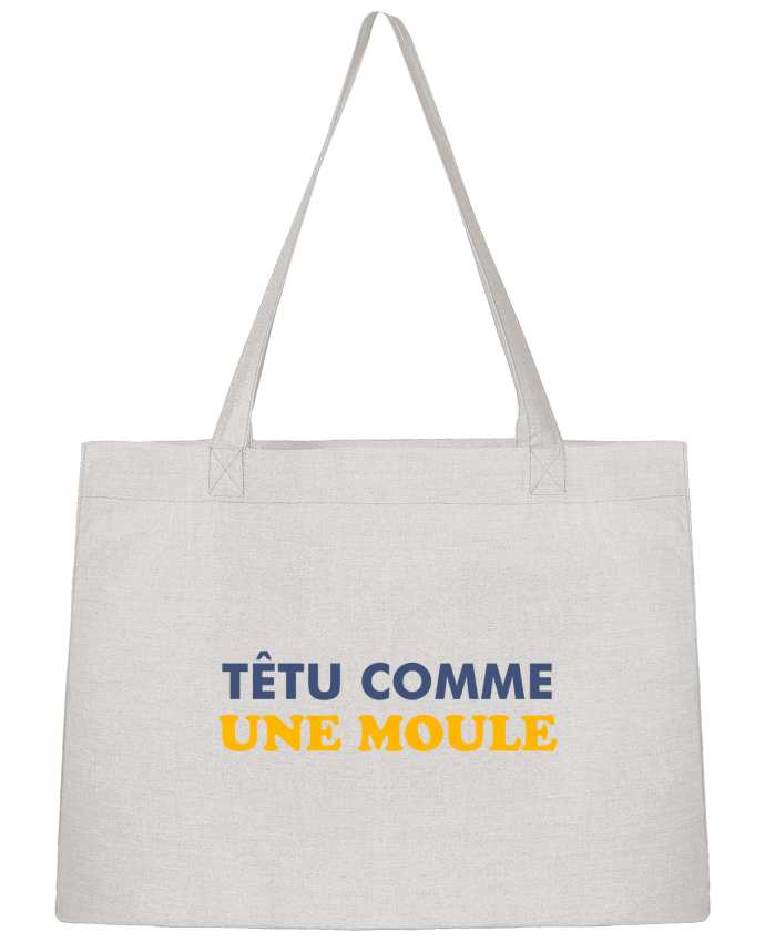 Shopping tote bag Stanley Stella Têtu comme une moule by tunetoo