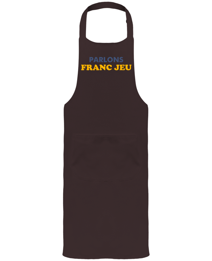 Garden or Sommelier Apron with Pocket Parlons franc jeu by tunetoo