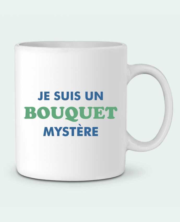 Ceramic Mug Je suis un bouquet mystère by tunetoo