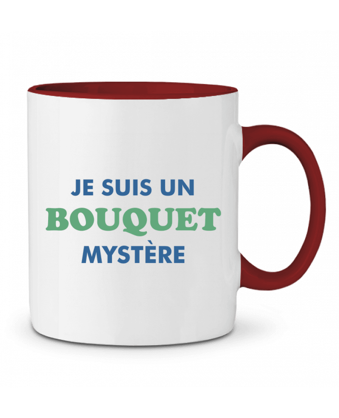 Mug bicolore Je suis un bouquet mystère tunetoo