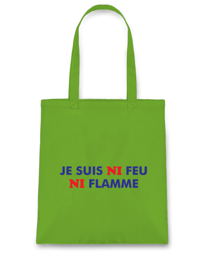 Tote Bag cotton Je suis ni feu ni flamme by tunetoo