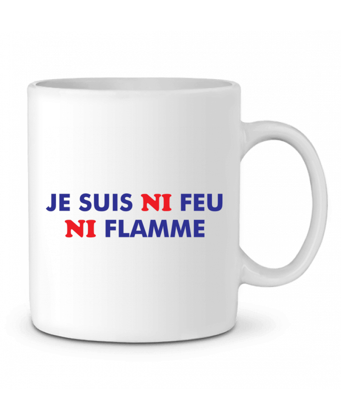 Ceramic Mug Je suis ni feu ni flamme by tunetoo