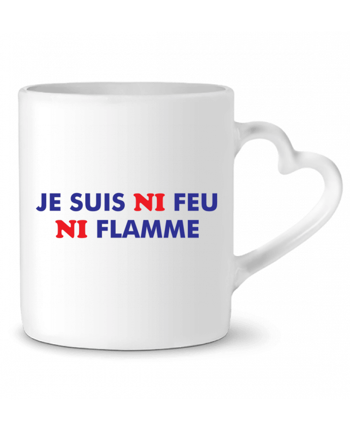 Mug Heart Je suis ni feu ni flamme by tunetoo