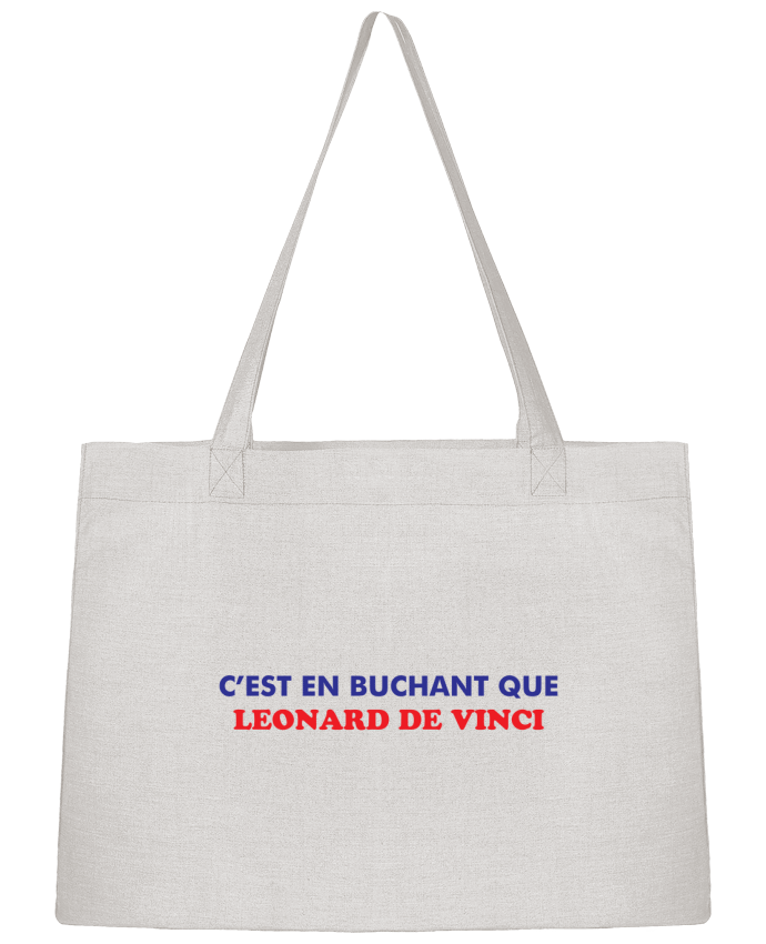 Sac Shopping C'est en bûchant que Leonard De Vinci par tunetoo