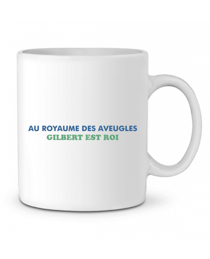 Ceramic Mug Au royaume des aveugles by tunetoo
