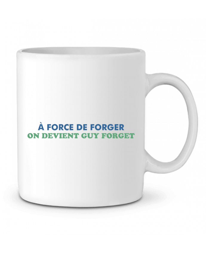 Ceramic Mug A force de forger by tunetoo