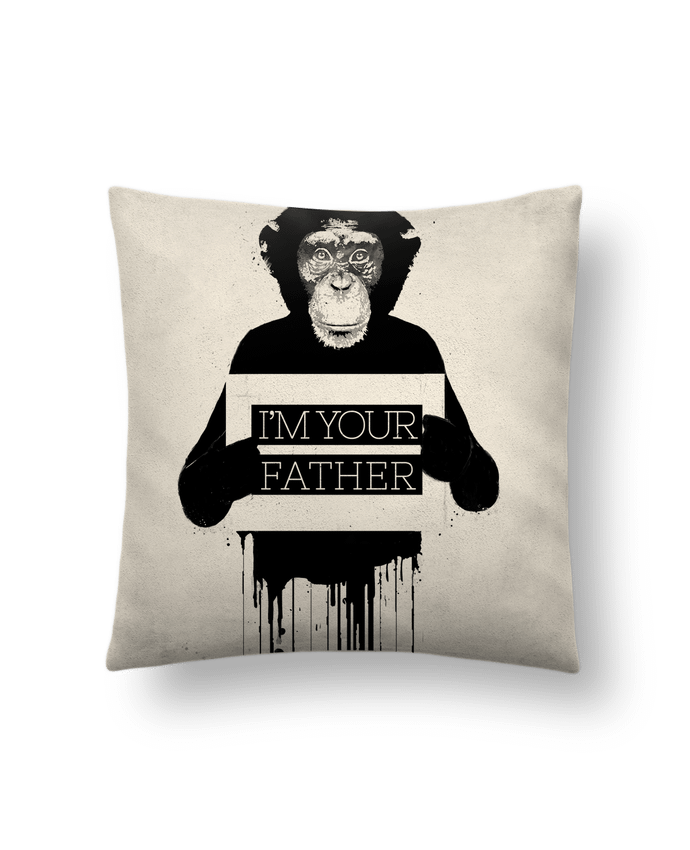 Coussin suédine I'm your father II par Balàzs Solti