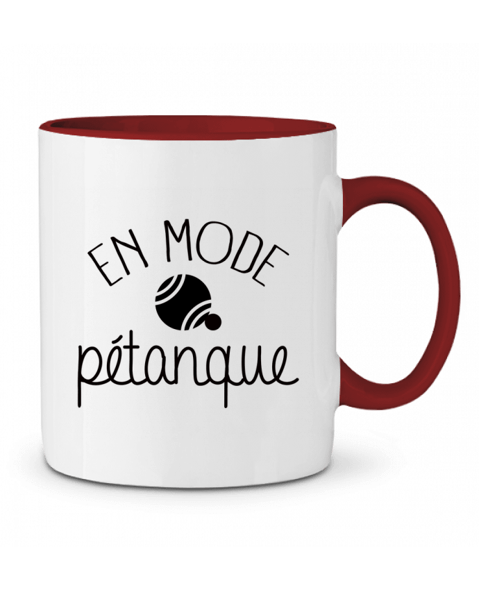 Mug bicolore En mode pétanque Freeyourshirt.com