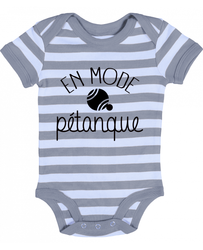 Baby Body striped En mode pétanque - Freeyourshirt.com