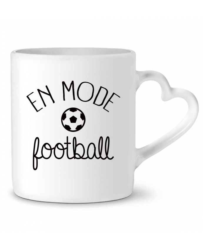 Mug Heart En mode Football by Freeyourshirt.com