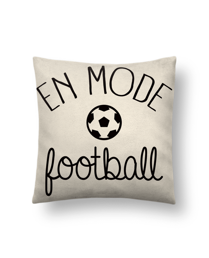 Cushion suede touch 45 x 45 cm En mode Football by Freeyourshirt.com