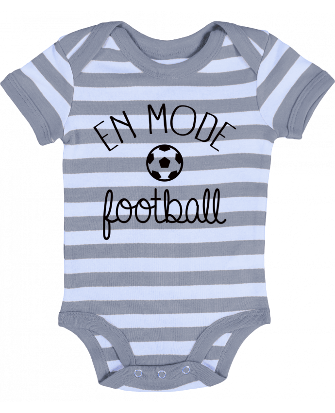 Baby Body striped En mode Football - Freeyourshirt.com