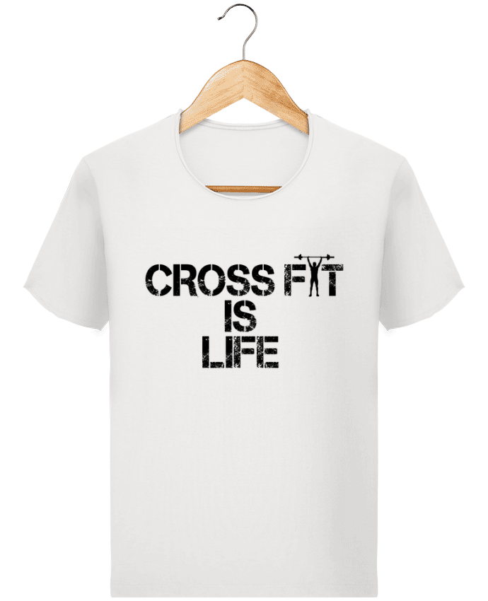 T-shirt Homme vintage Crossfit is life par tunetoo