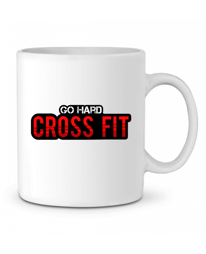 Ceramic Mug Go Hard ! Crossfit by tunetoo