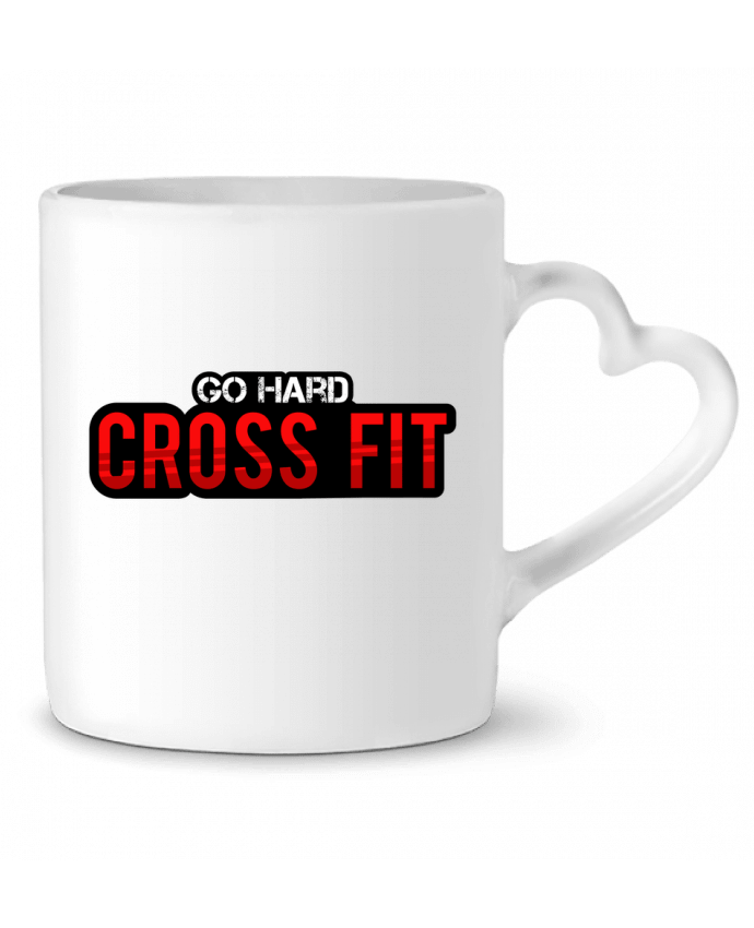 Mug Heart Go Hard ! Crossfit by tunetoo