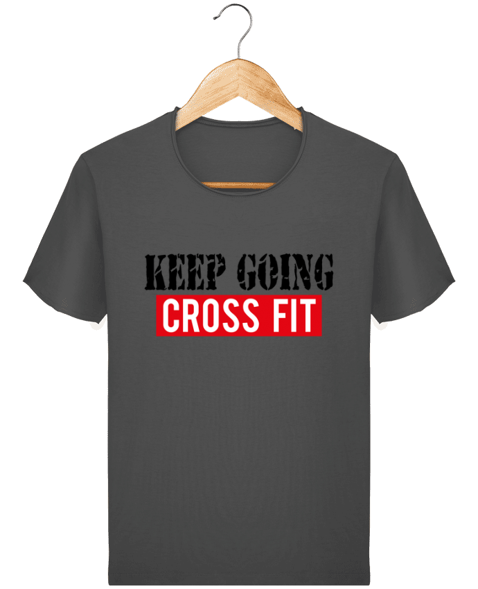  T-shirt Homme vintage Keep going ! Crossfit par tunetoo