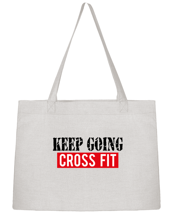Shopping tote bag Stanley Stella Keep going ! Crossfit by tunetoo