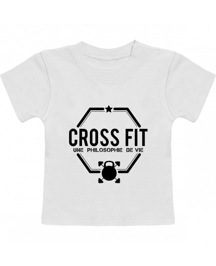 T-shirt bébé Crossfit une philosophie de vie manches courtes du designer tunetoo
