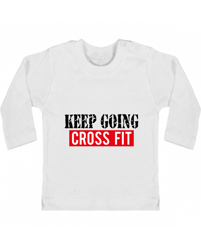 T-shirt bébé Keep going ! Crossfit manches longues du designer tunetoo