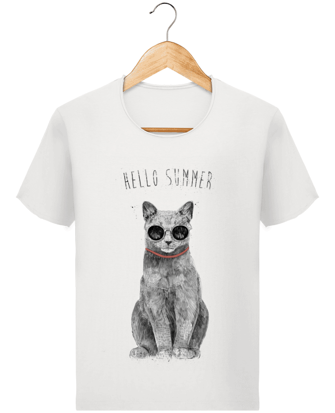 T-shirt Homme vintage Hello Summer par Balàzs Solti
