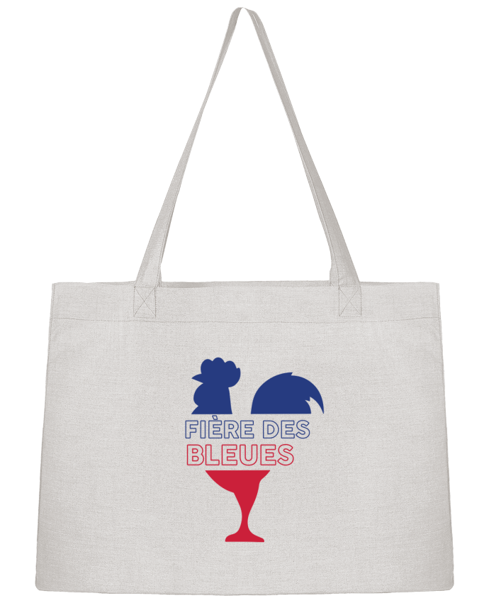 Shopping tote bag Stanley Stella Fière des bleues by tunetoo