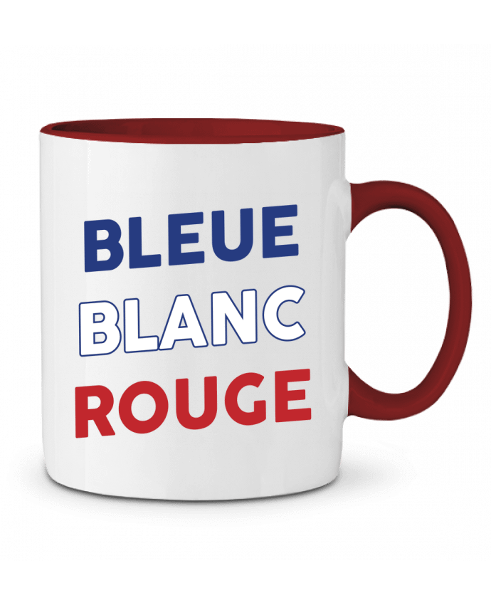 Mug bicolore Bleue Blanc Rouge tunetoo