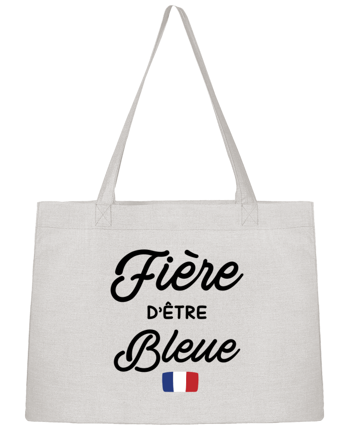 Shopping tote bag Stanley Stella Fière d'être bleue by tunetoo