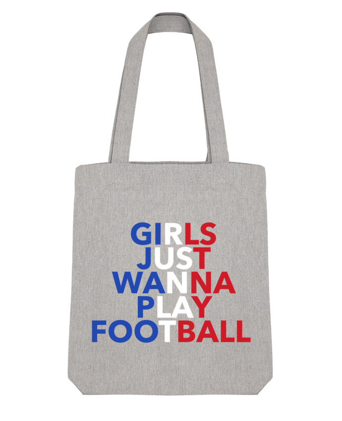 Tote Bag Stanley Stella Girls just wanna play football by tunetoo 