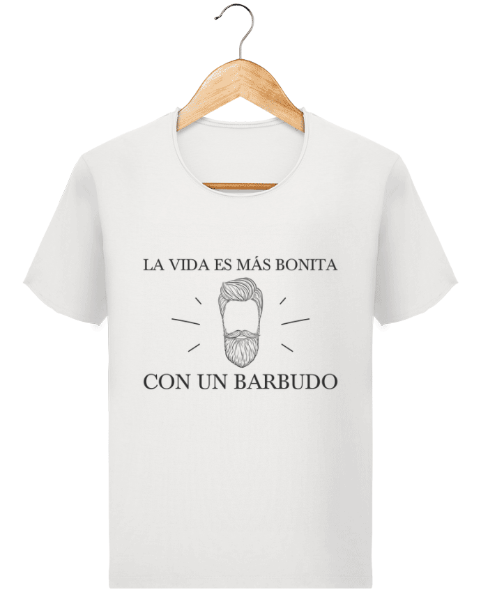 Camiseta Hombre Stanley Imagine Vintage La vida es más bonita con un barbudo por tunetoo