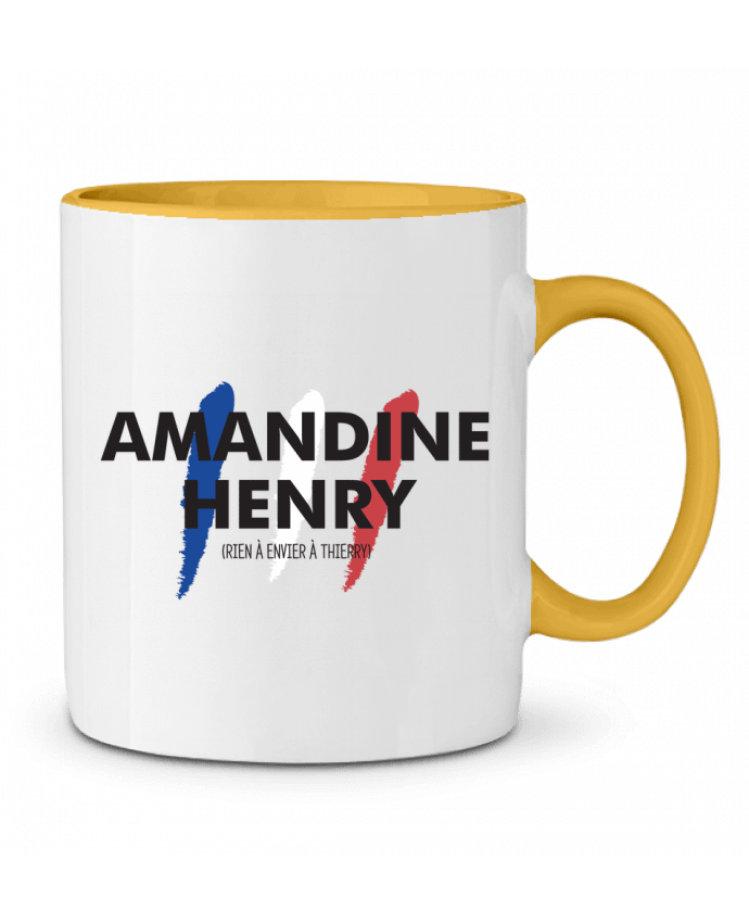 Two-tone Ceramic Mug Amandine Henry - Rien à envier à Thierry tunetoo