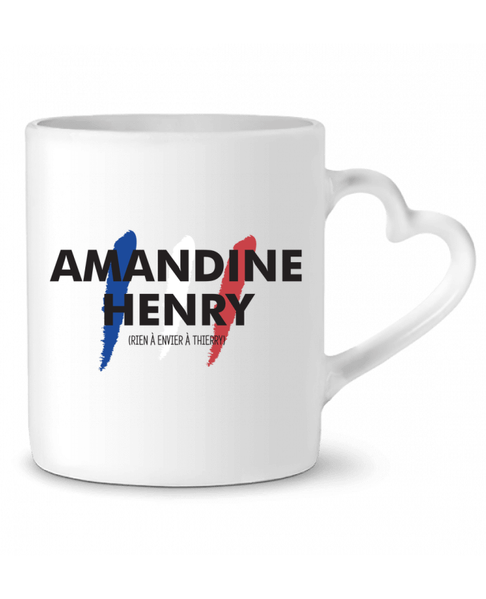 Taza Corazón Amandine Henry - Rien à envier à Thierry por tunetoo